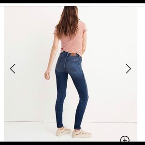 Madewell 10” high rise skinny jeans